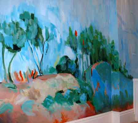 Cezanne inspired mural