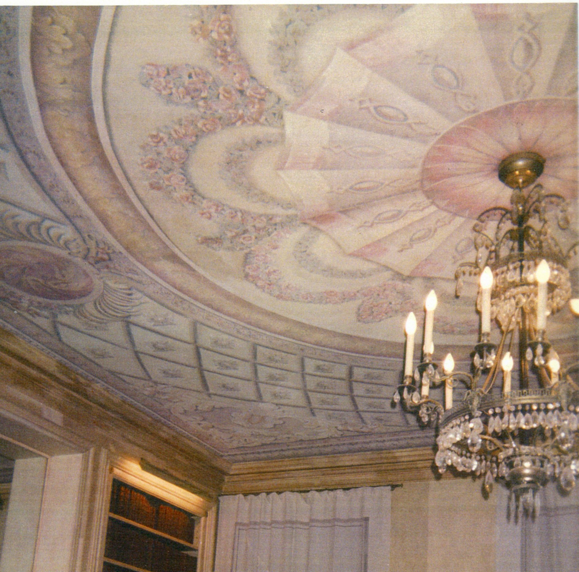 Ceiling Painting in private library