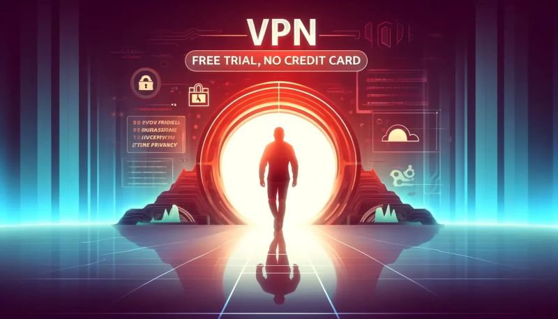 7 Best Free Vpn Trials 2023 - Premium Landscape Illustration - Mobile