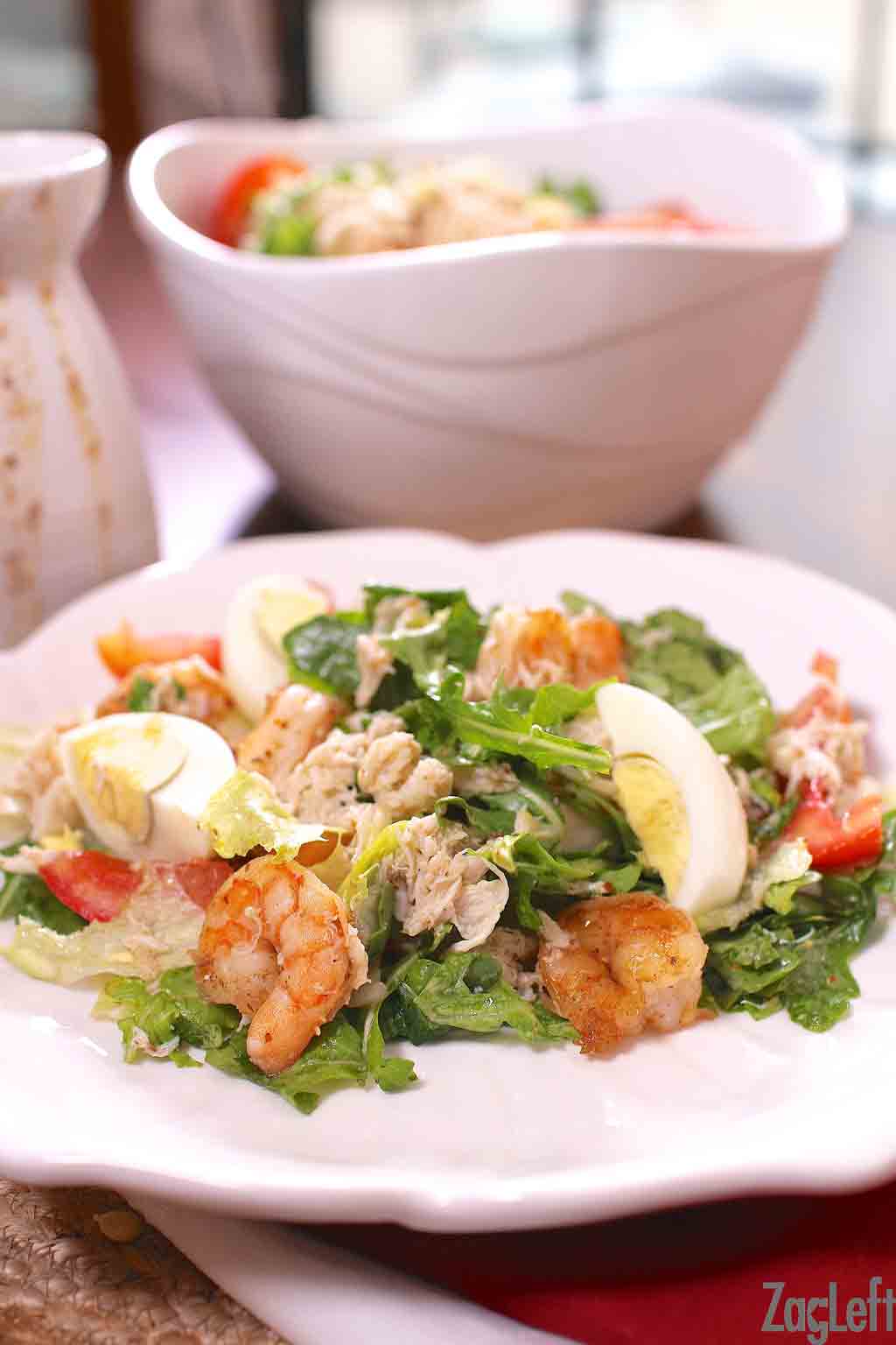 This delicious crab salad is a great seasonal starter.
