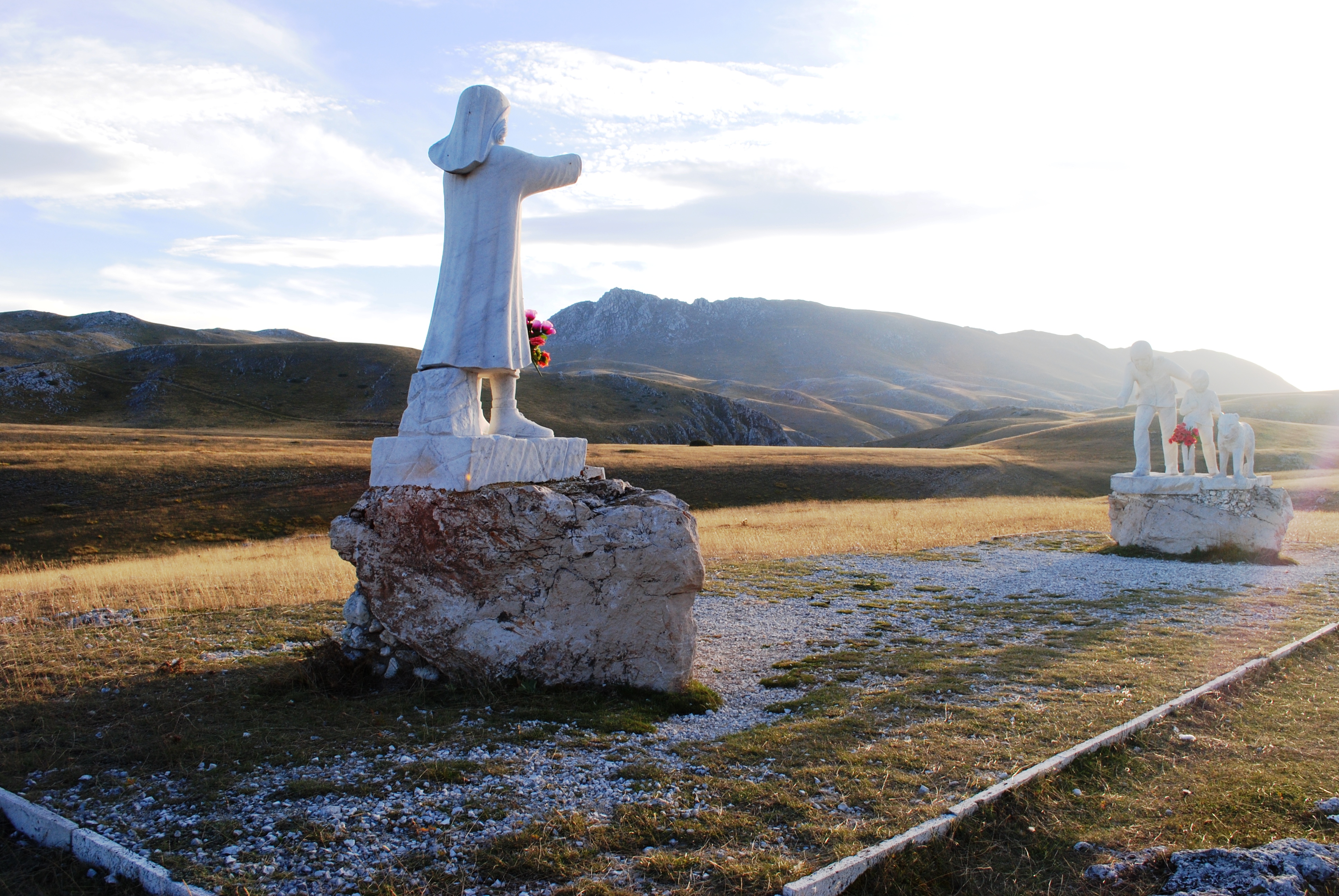 Il monumento di Fonte Vetica. Settembre 2013