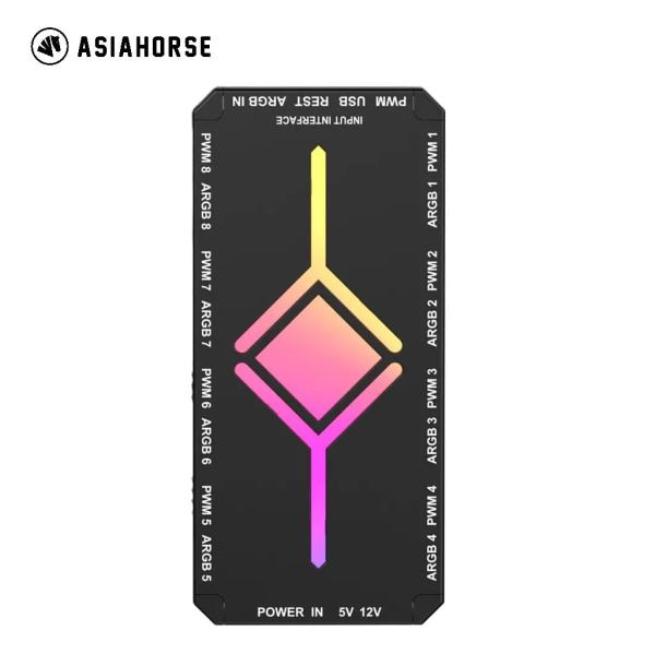 AsiaHorse ASH-1 Fan ARGB Hub And Controller - Black
