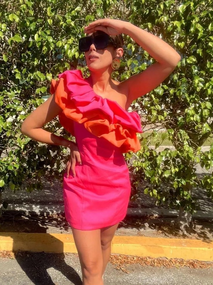 Pink and Orange Outfit