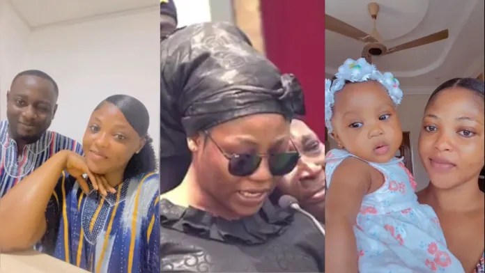 Wife who cried while reading tribute at her husband’s funeral, who was victim of helicopter crash, stops family from conducting DNA test on their child to help identify the&nbsp; body