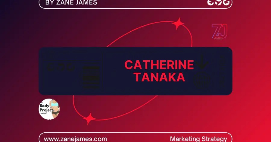 Catherine Tanaka gradient hero image design - users can click to view full case study