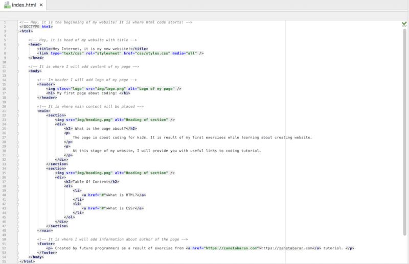 Coding Classes Html Basic Structure Zaneta Baran - Dark Illustrations - Classic Desktop Collection