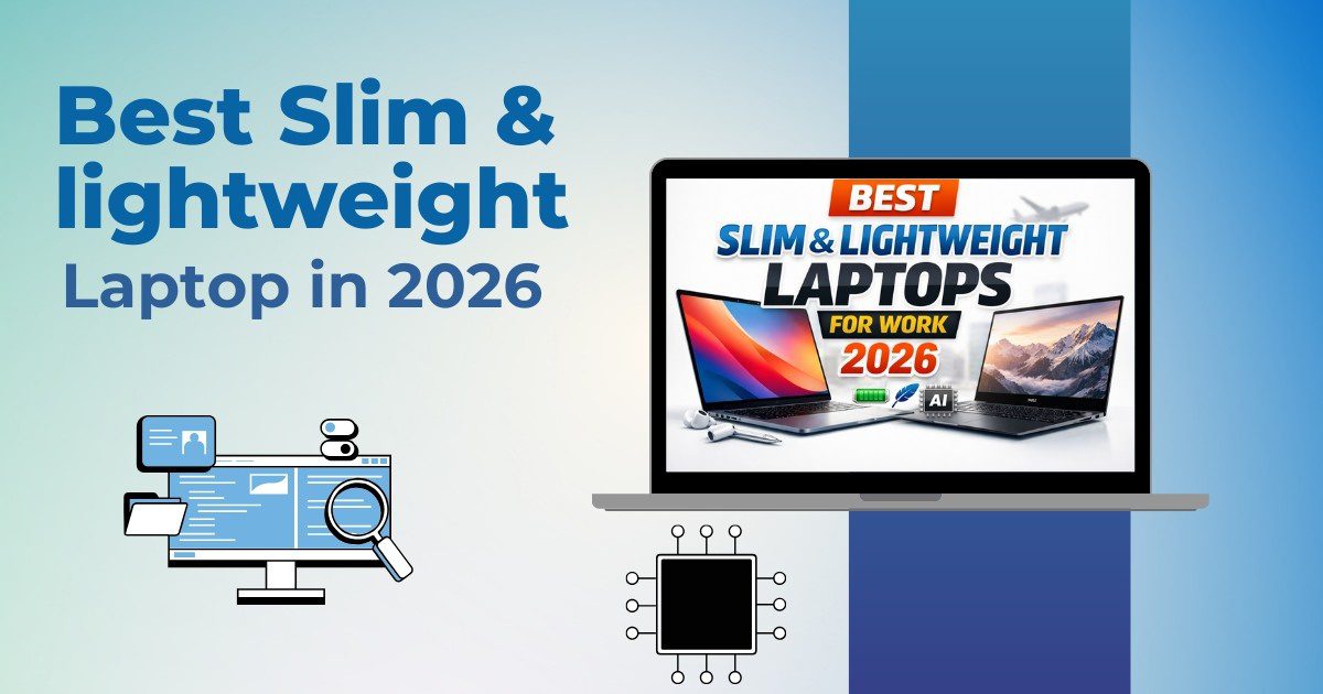 Best Slim & Lightweight Laptops in 2026 (Top Picks for Work & Travel)