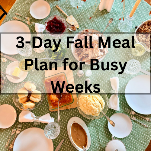 fall meal prep ideas