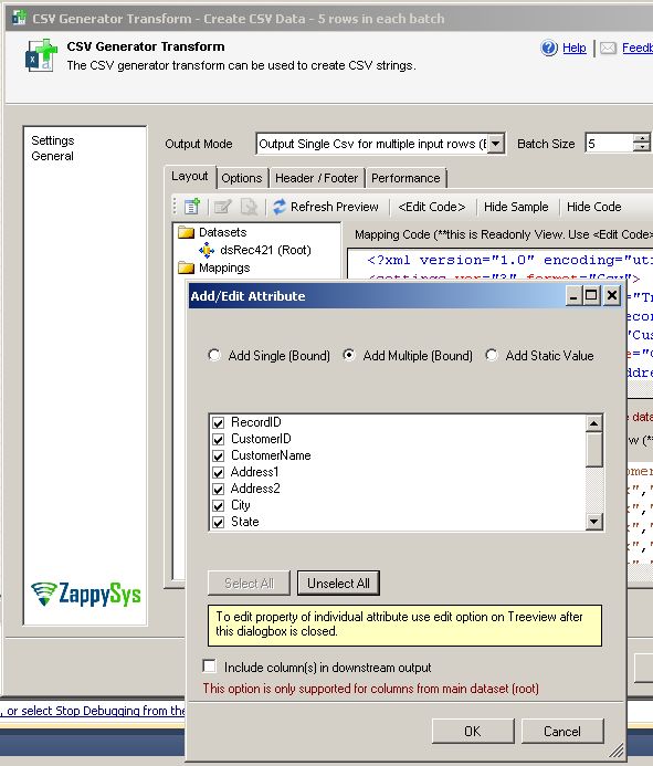 Csv Generator Output Mode Zappysys - Mobile Abstract Textures for Desktop