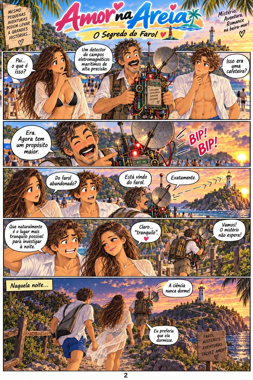 Amor na Areia – O segredo do farol — página 2
