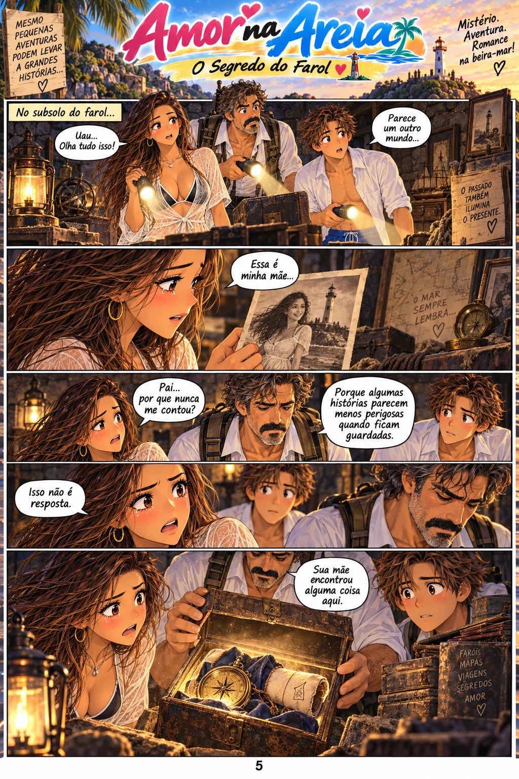Amor na Areia – O segredo do farol — página 5