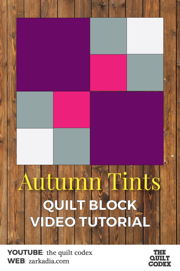 autumn tints quilt block tutorial