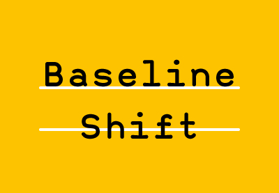 The visualization of the baseline shift issue
