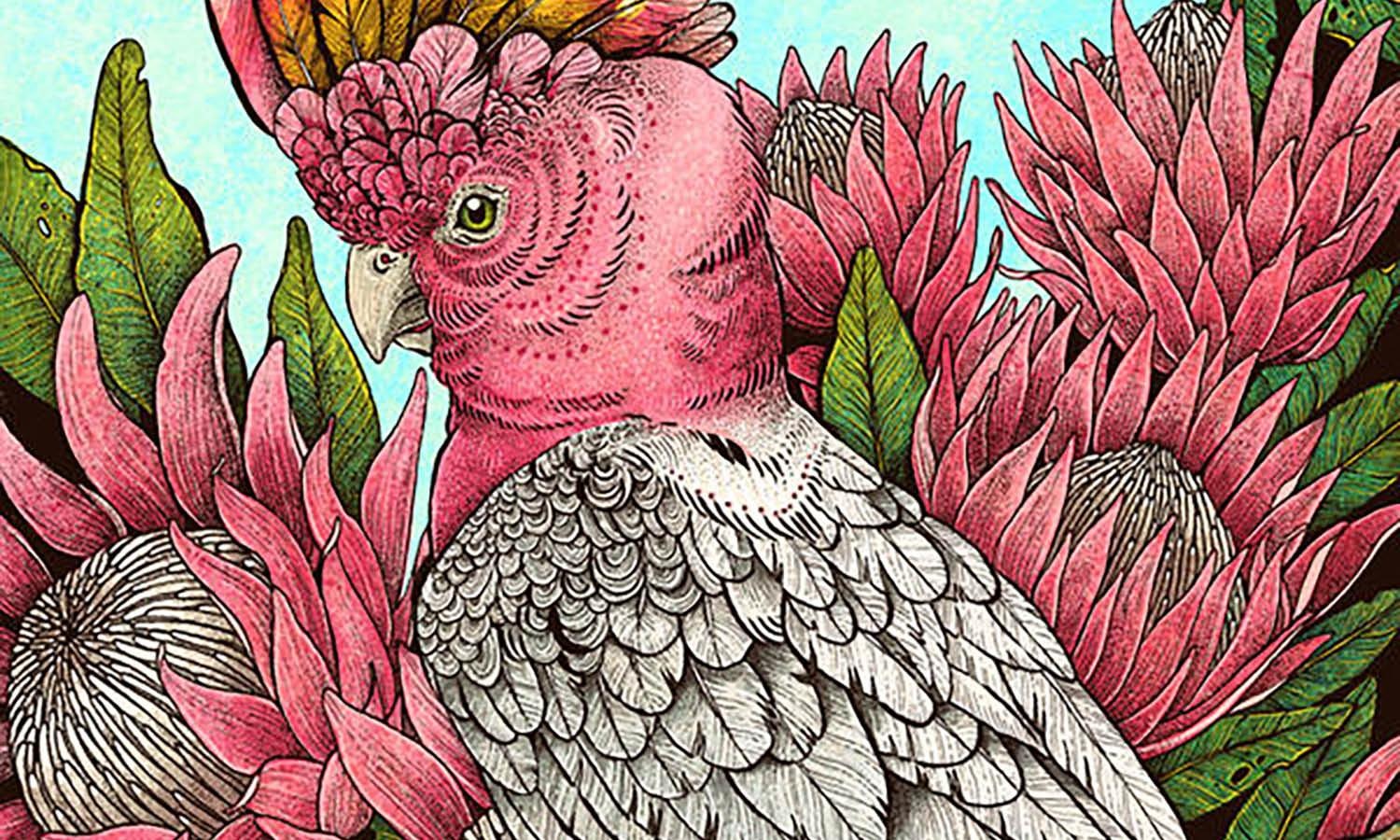 Macro Focus Botanical Art | Image Source: kreafolk.com
