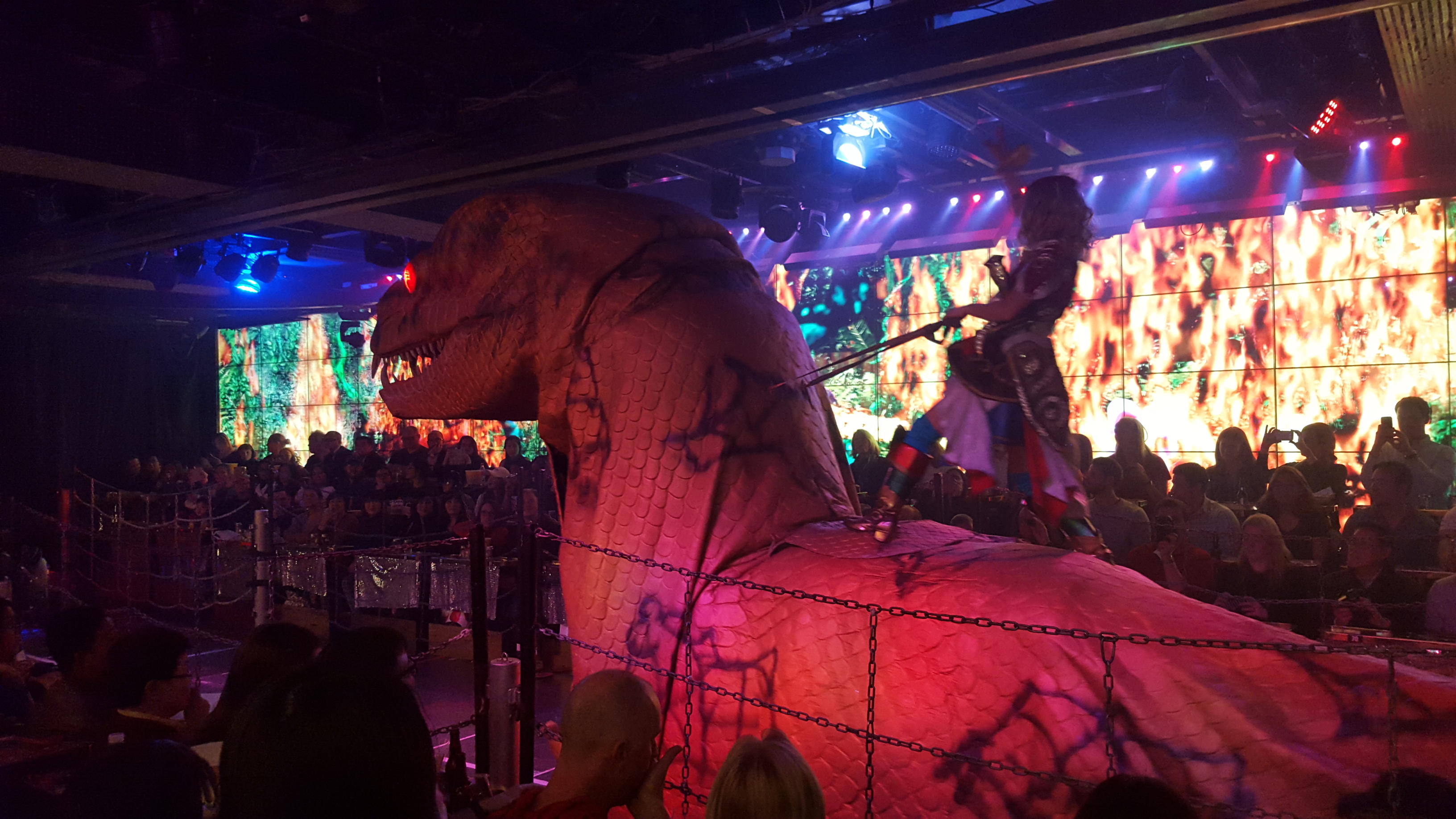 And then a dinosaur!!