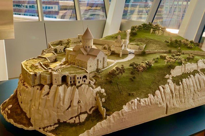 Miniature Replica of Armenia's Tatev Monastery Exhibited In Washington D.C.