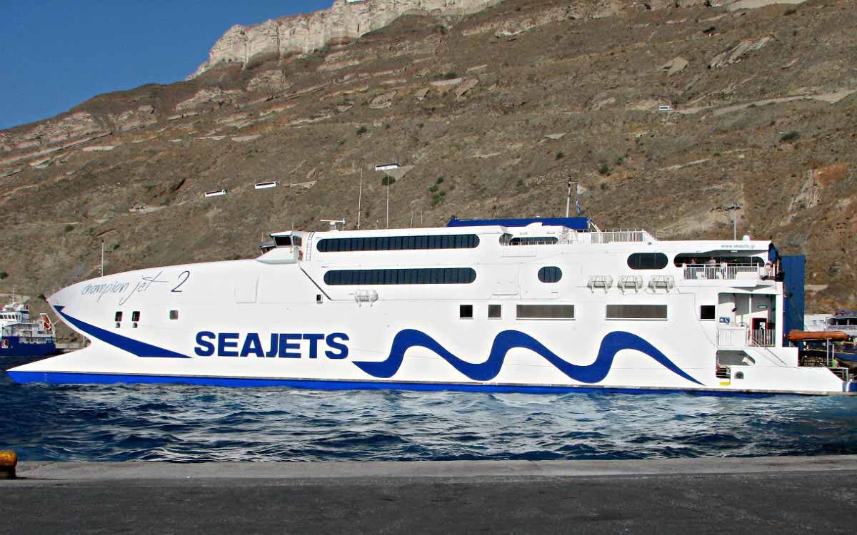 Ferries to mykonos from piraeus & rafina (athens), santorini, naxos, paros, crete and more ports. Seajets Ferries