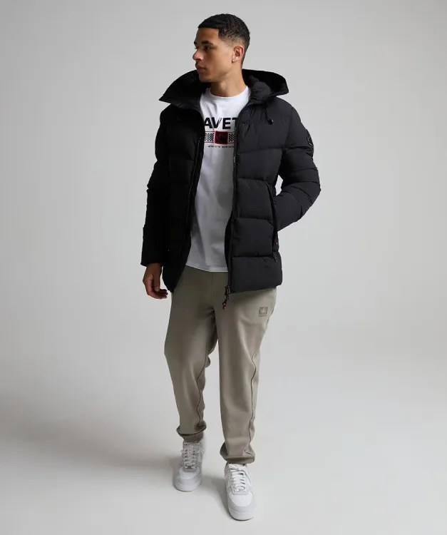 Zeoti Puffer Jacket BLACK