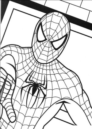 Homem-Aranha Coloring Pages – 002