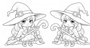 Witch Coloring Pages – 021