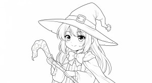 Witch Coloring Pages – 022