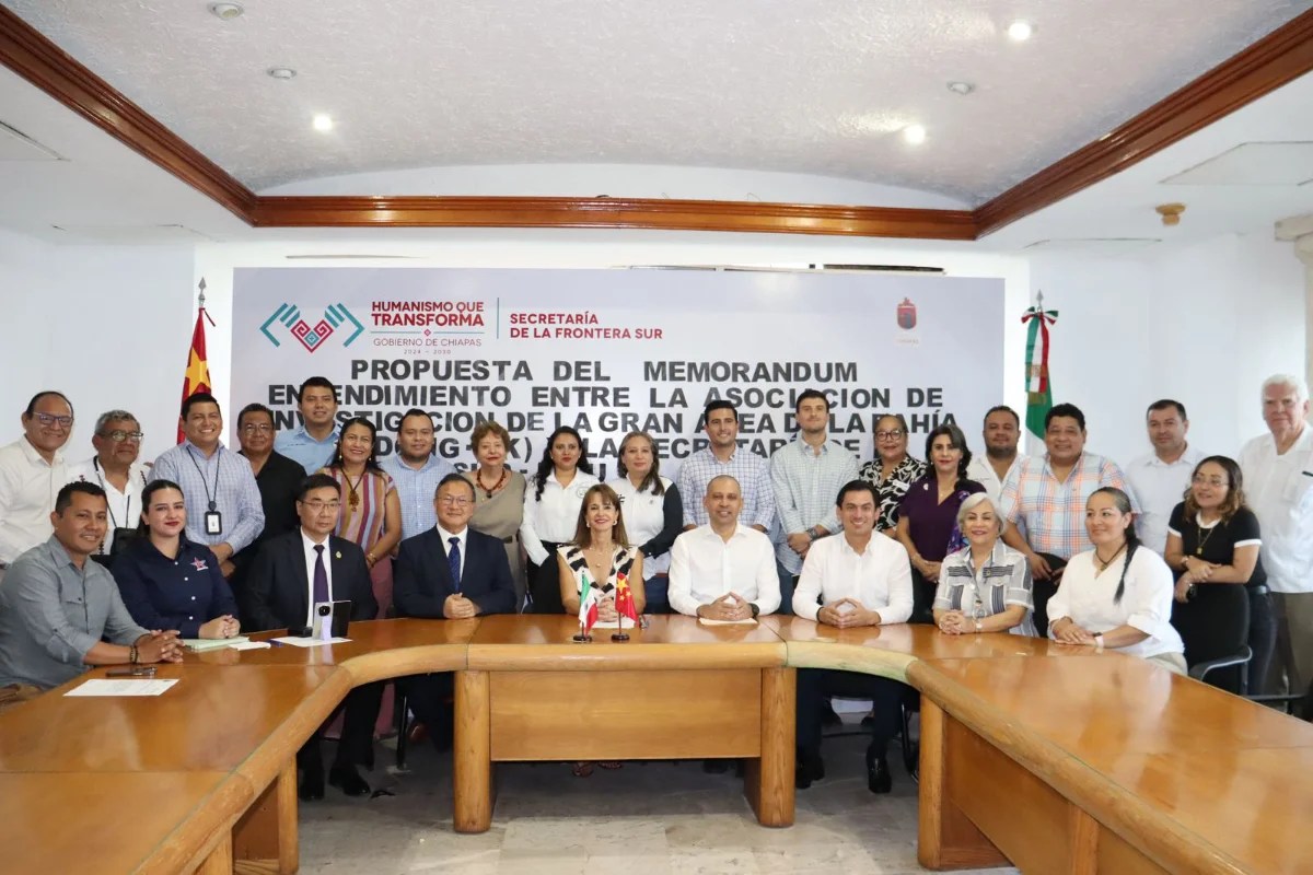 Fortalece Secretaría de la Frontera Sur vínculos de cooperación con empresarios internacionales