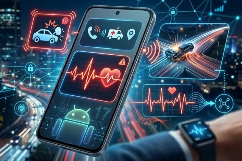Android 17 añade una función que podría salvarte la vida: detecta accidentes y problemas cardíacos