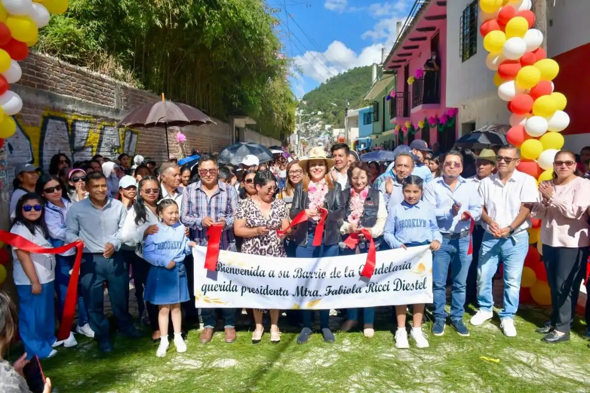 Fabiola Ricci pone fin a más de 30 años de espera con la rehabilitación integral de la Calle de Los Leñadores