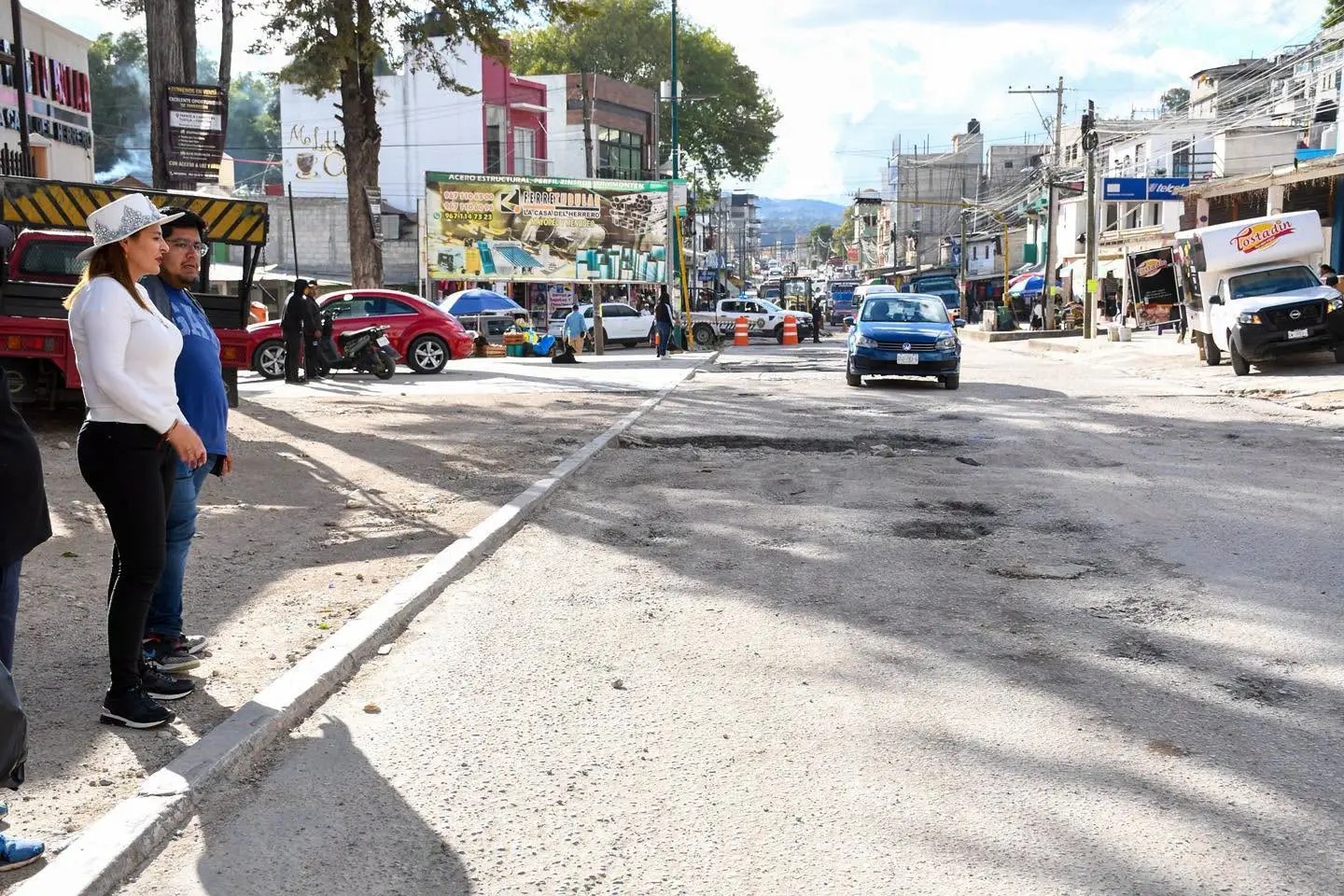 Ayuntamiento de SCLC rehabilita el periférico norte para mejorar la circulación vehicular