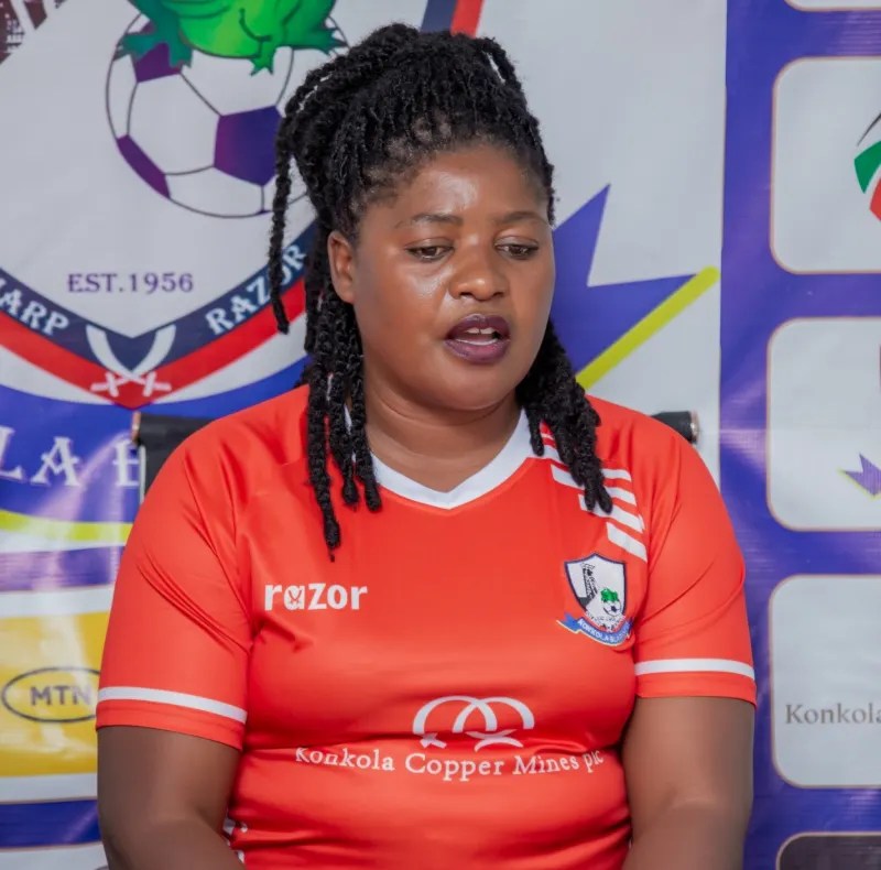 Coach Enala Phiri at Konkola Blades