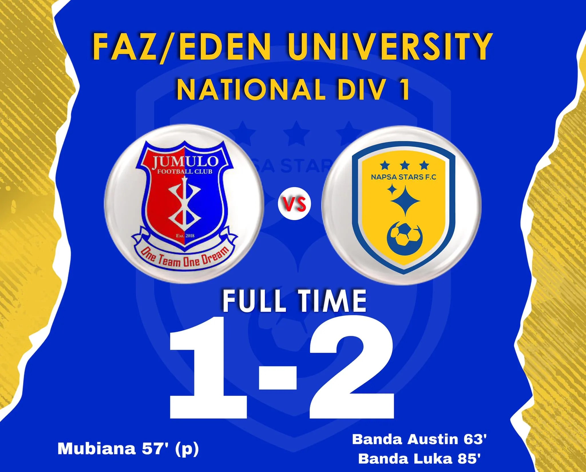 Jumulo vs Napsa Stars