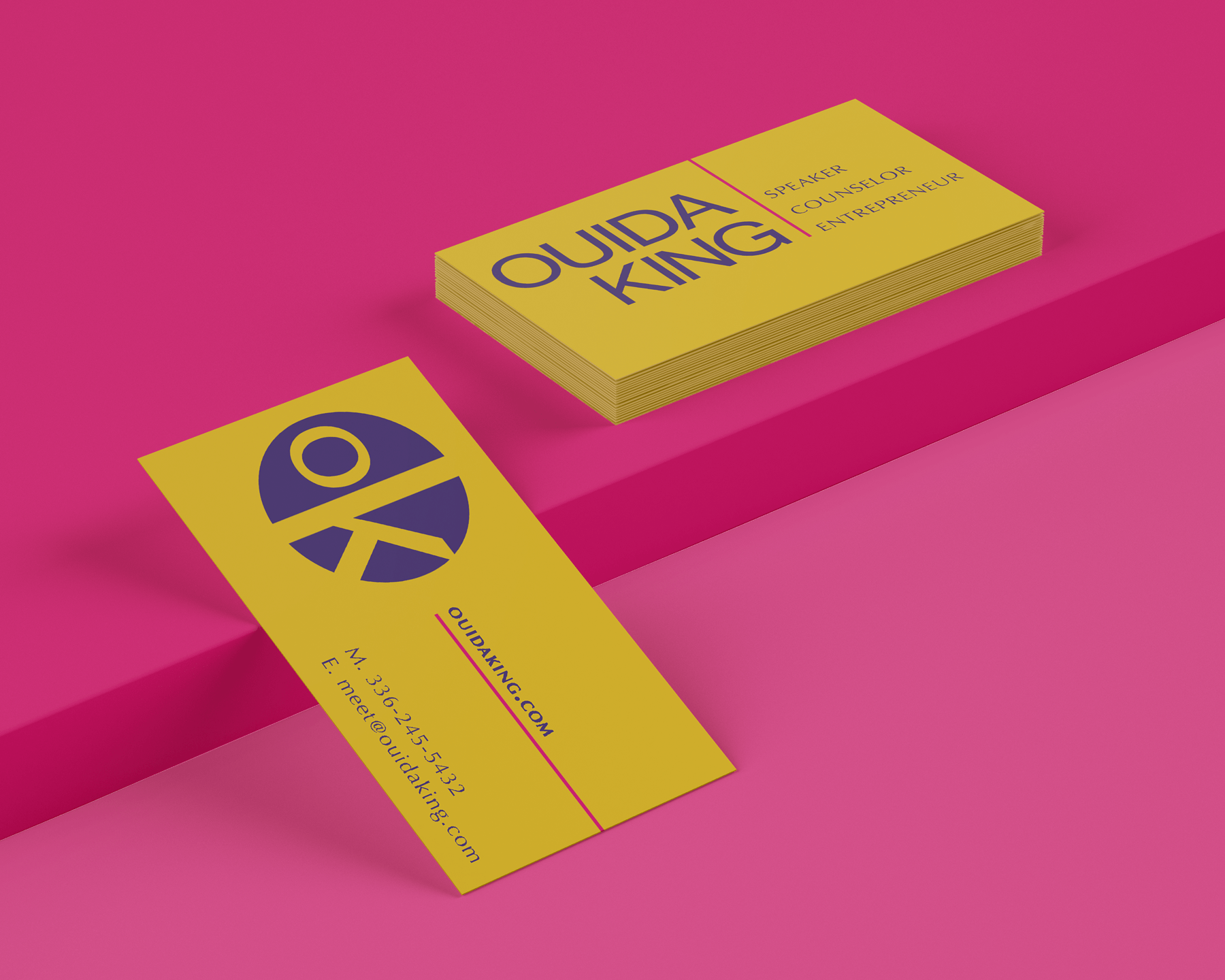 brand identity on business cards