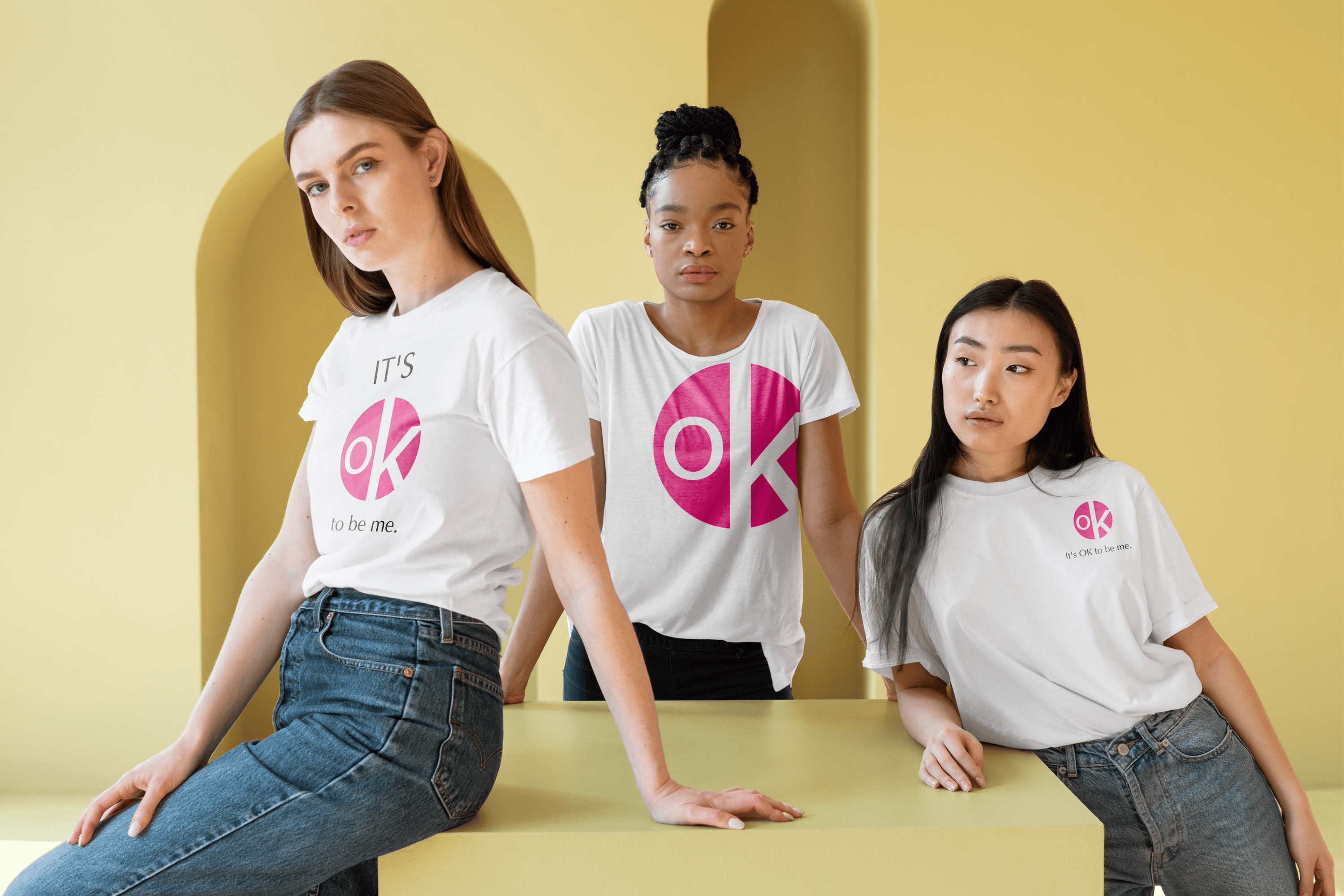 Visual brand identity on t-shirts