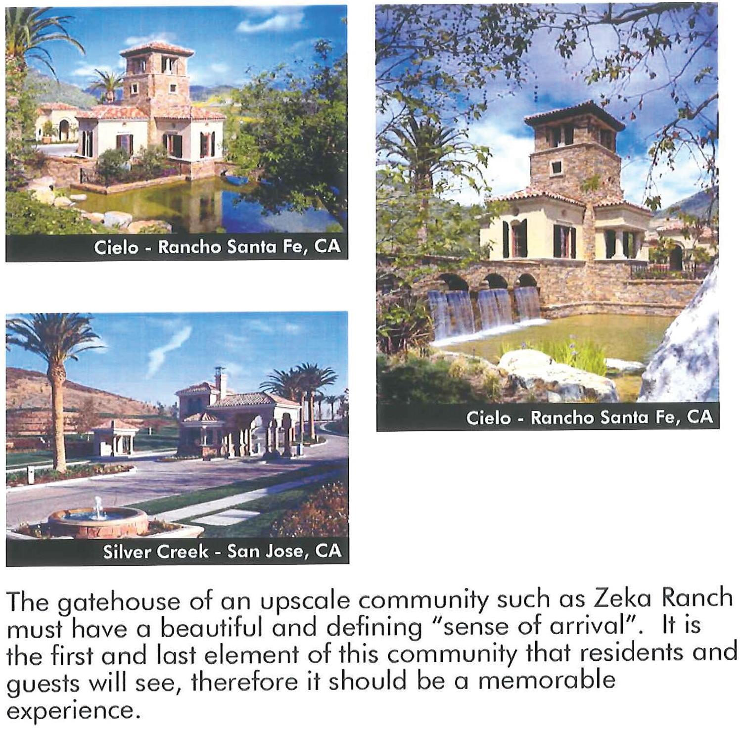 Zeka Ranch sample Entry Gatehouse