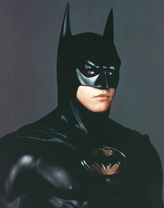 Val Kilmer as Batman in Joel Schumacher's 1995 "Batman Forever." Image ℅ Getty Images.