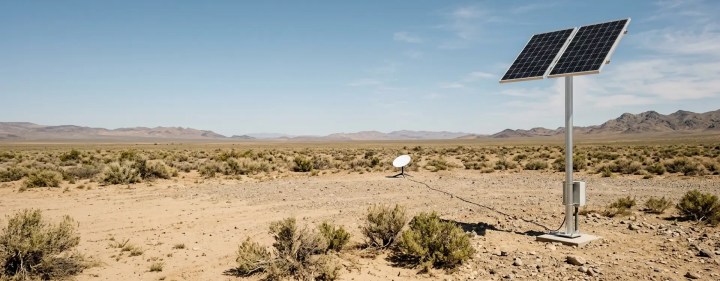 VSAT solar power system for satellite communication sites