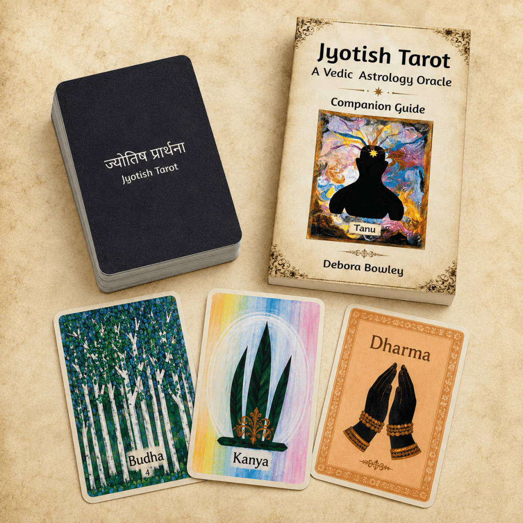 Jyotish Tarot Deck with Quick Reference Guide
