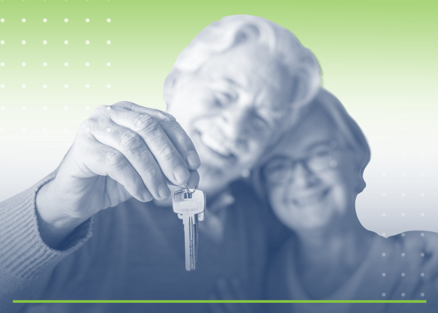 Senior couple reviewing reverse mortgage facts together