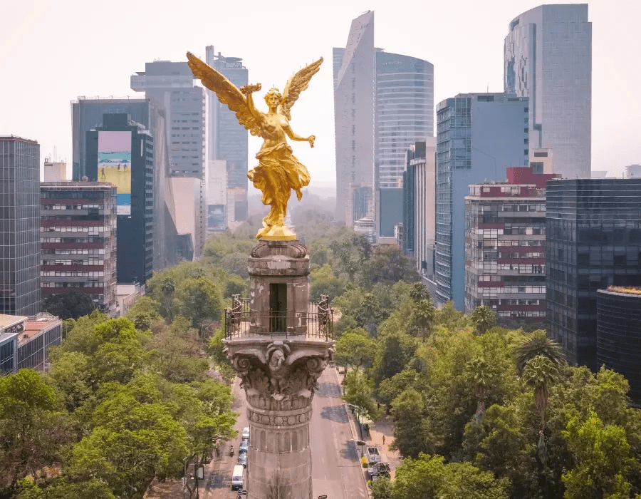 El Ángel de la Independencia de la Ciudad De México