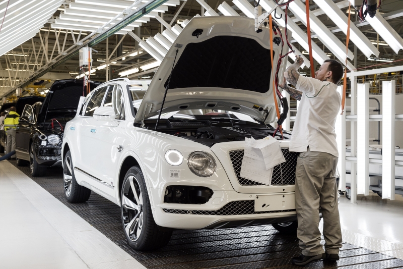 See inside: the bentley motors factory in crewe