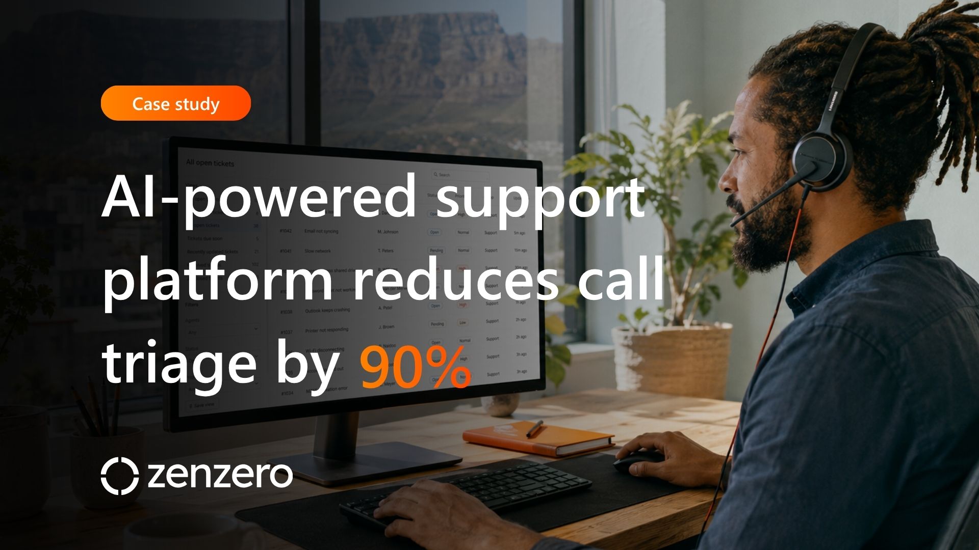 AI-powered support platform reduces call triage by 90%