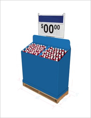 PDQ #T18: Half Pallet Dump Bin