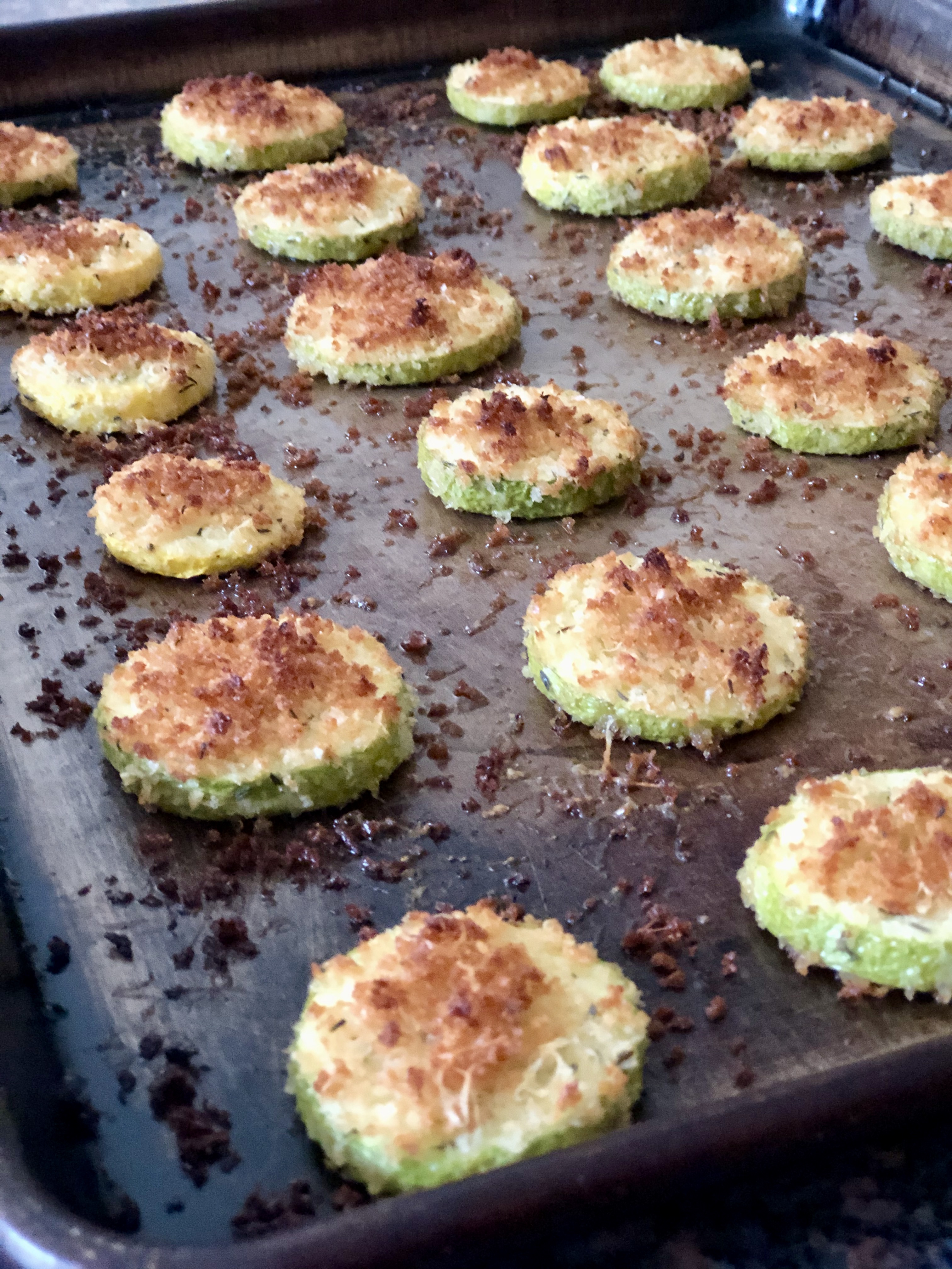 Parmesan Squash Rounds