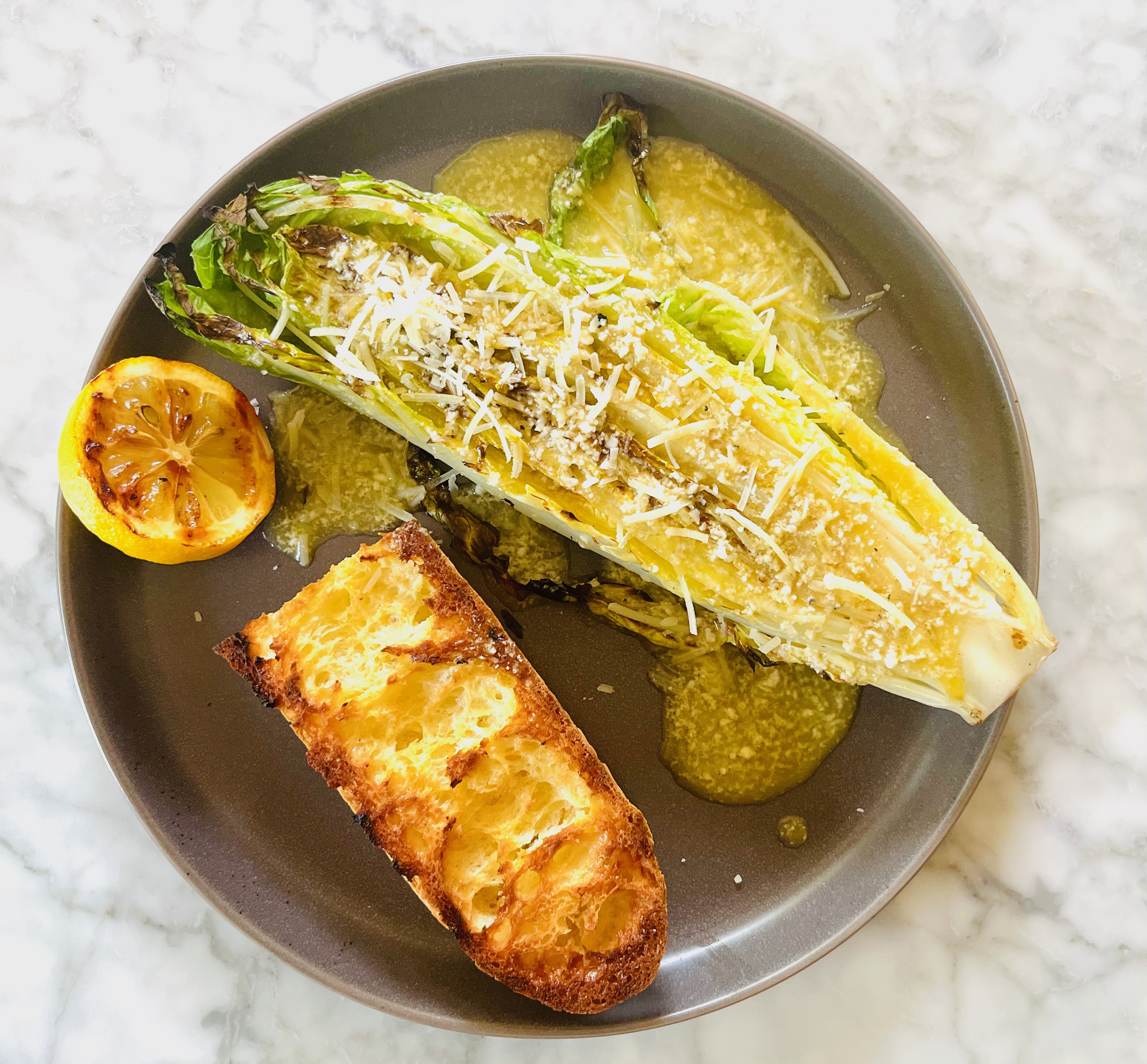 Grilled Caesar Salad