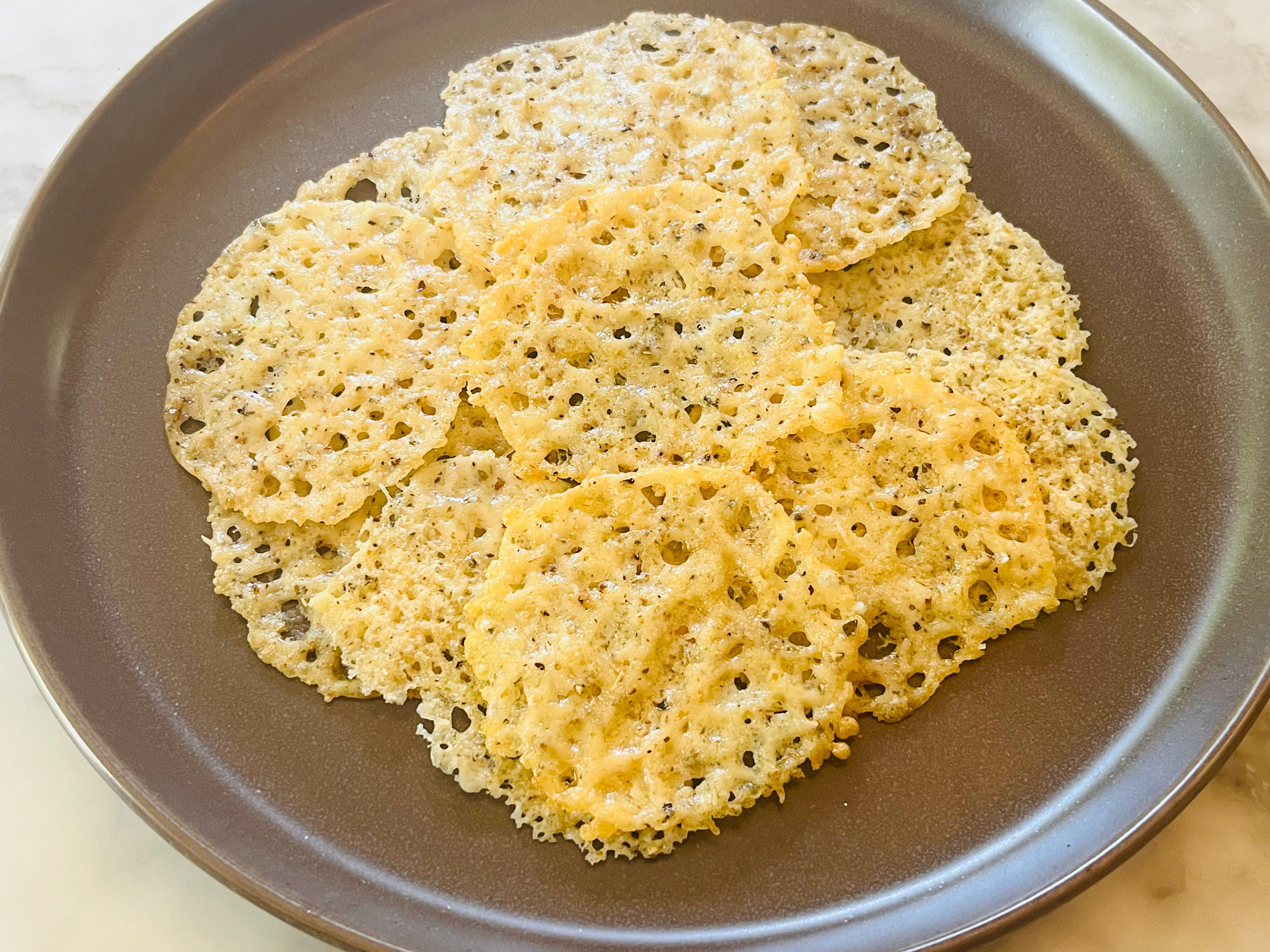 Oregano Parmesan Crisps