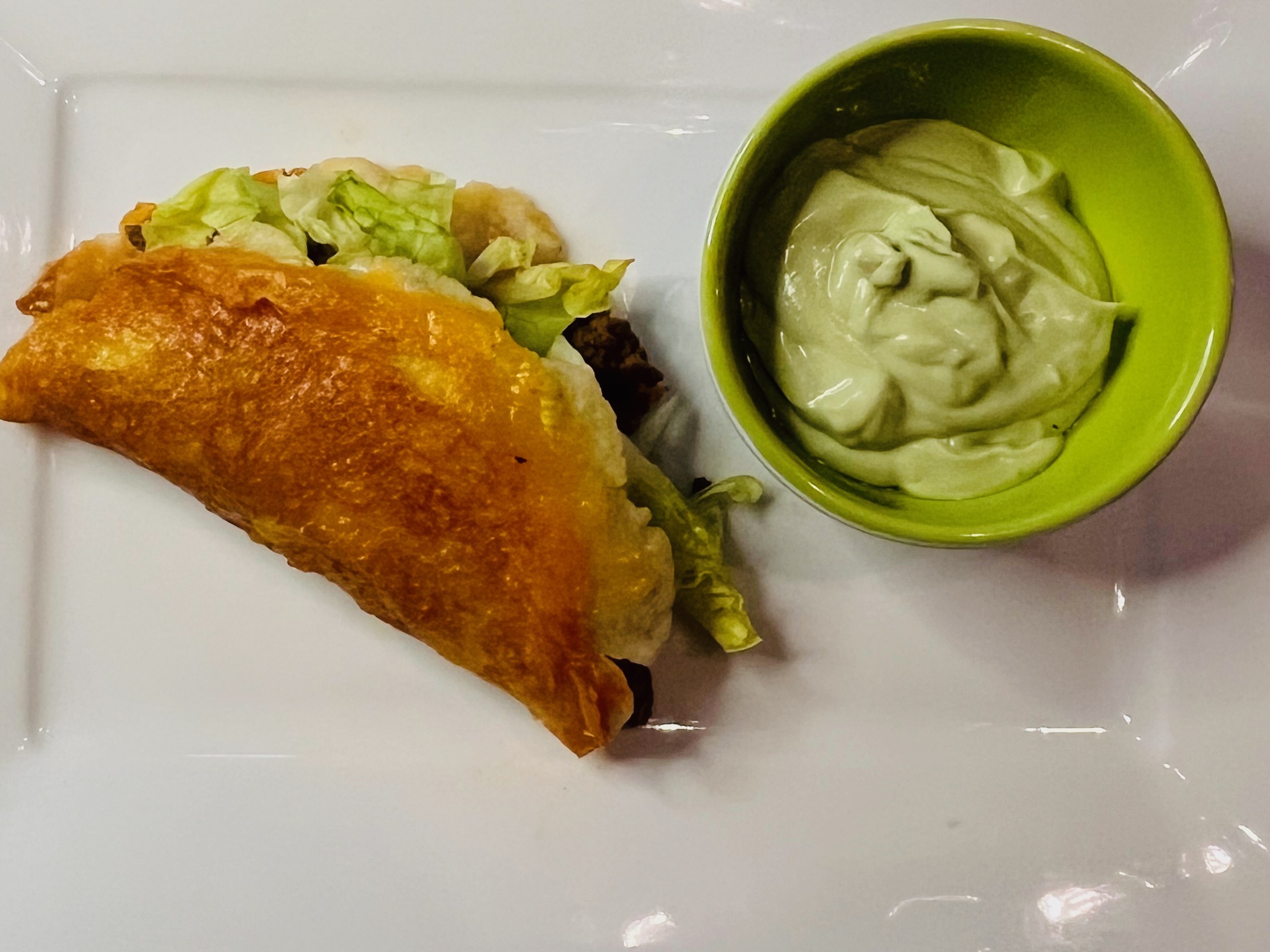 Crispy Cheesy Beef Taco