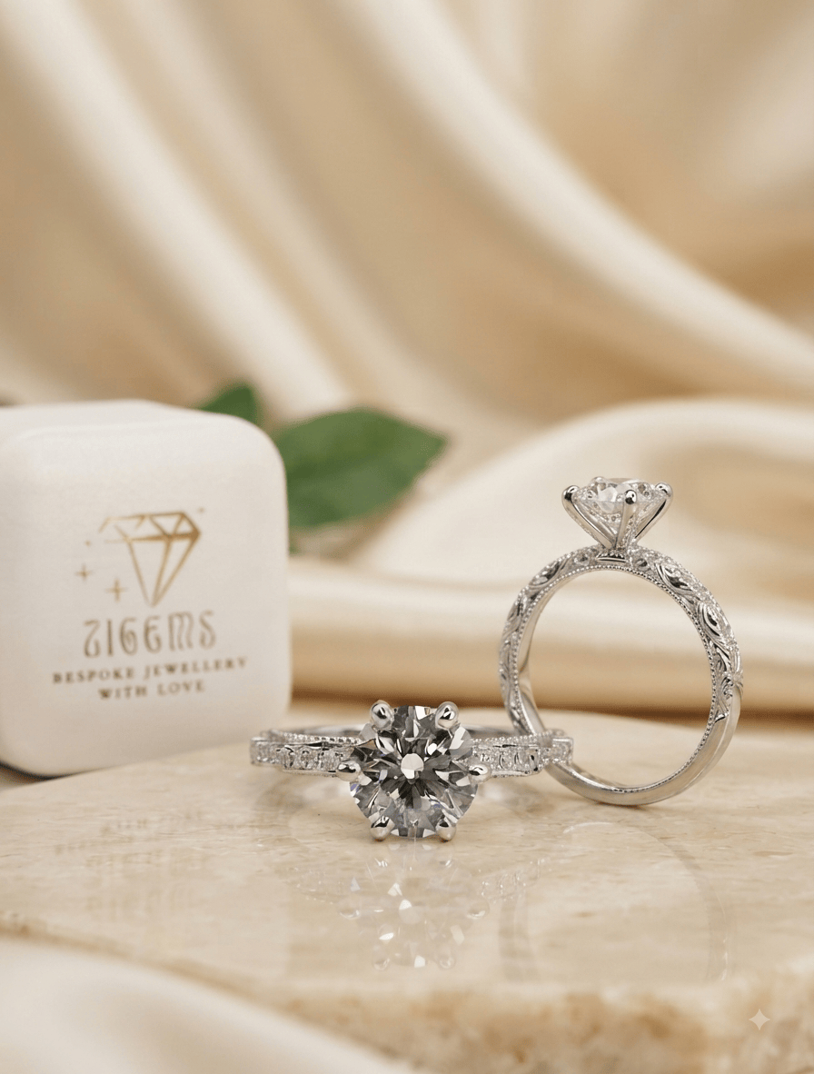 1.50ct D VVS2 Roubd Cut LGD/18k/Hk#15/IGI Certified