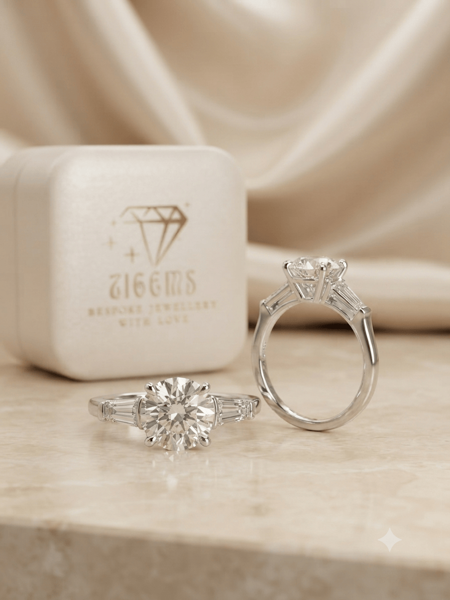 2.00ct D VVS2 Round Cut LGD/18k/#15/IGI Certified