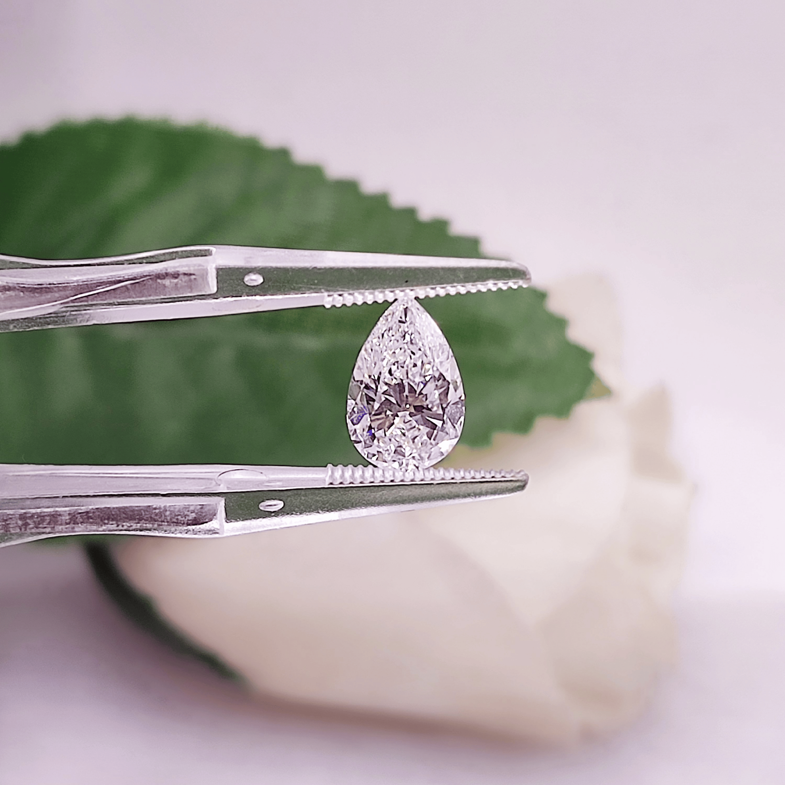 1.97ct D VVS2 Pear Cut Lab Grown Diamond/IGI Certified