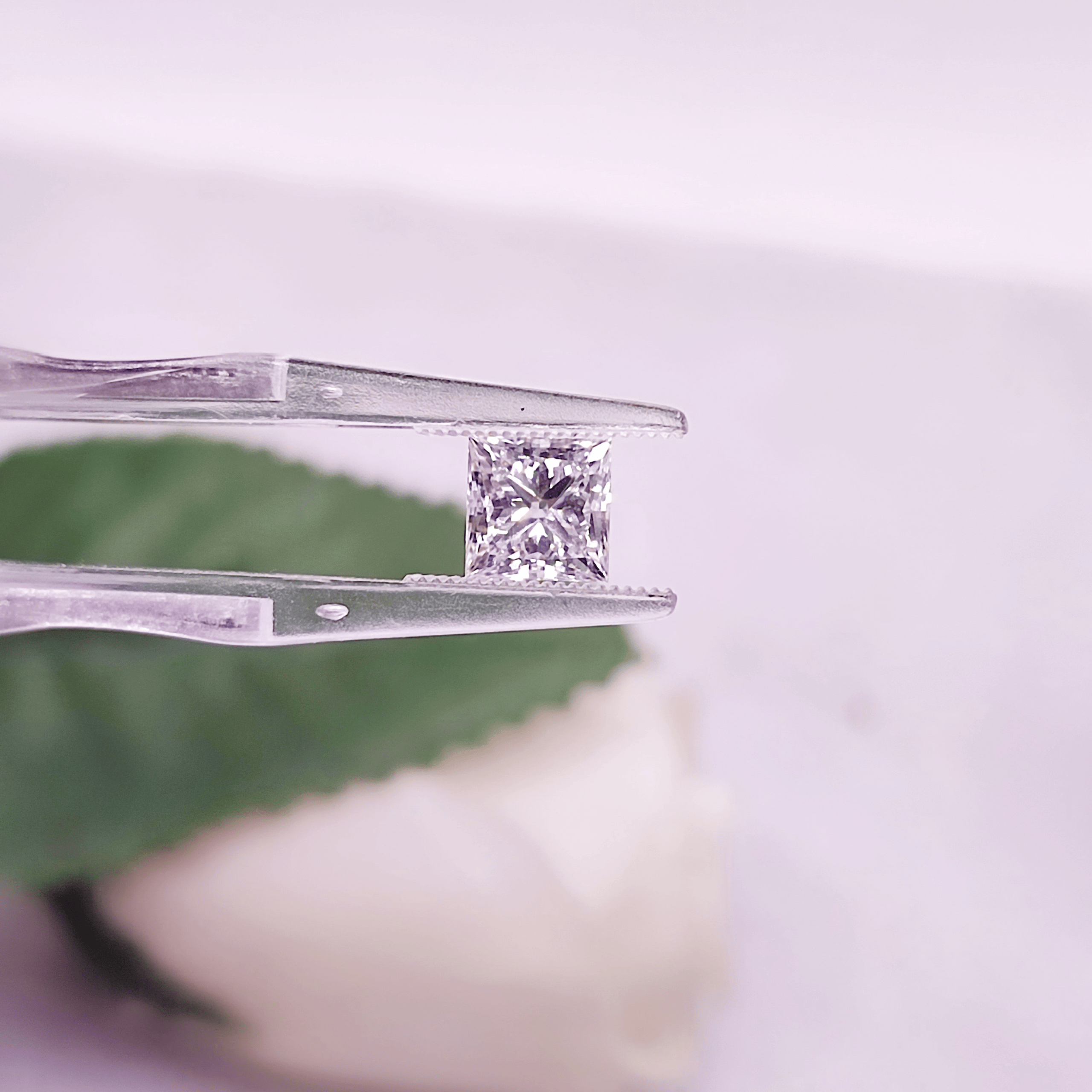 1.59ct E VS1 Princess Cut Lab Grown Diamond/IGI Certified